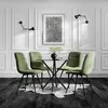 Buy Maxi Moss & Black Dining Chair (2 Per Pack) | Upholstered Corduroy Chairs from Furnituretta