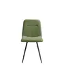 Buy Maxi Moss & Black Dining Chair (2 Per Pack) | Upholstered Corduroy Chairs, 3 from Furnituretta