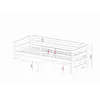 Buy Wooden Bed Ergo with Storage, Colour: Pine, Mattresses: Foam/Bonnell Mattresses, 5 from Furnituretta