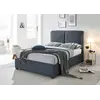 Buy Oakland Contemporary Fabric Bed Frame, Colour: Dark Grey, Size: 5ft/King , Item Width: 229, 4 from Furnituretta
