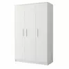 Buy Omega OM-19 Hinged Wardrobe 120cm, Colour: White Matt, Carcass: White Matt, Item Width: 120 from Furnituretta