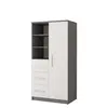 Buy Omega OM-05 Tall Cabinet 80cm, Colour: White Matt, Carcass: White Matt, Item Width: 80, 2 from Furnituretta