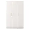 Buy Omega OM-19 Hinged Wardrobe 120cm, Colour: White Matt, Carcass: White Matt, Item Width: 120, 2 from Furnituretta