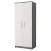 Buy Omega OM-06 Hinged Wardrobe 80cm, Colour: White Matt, Carcass: White Matt, Item Width: 80, 3 from Furnituretta