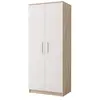 Buy Omega OM-06 Hinged Wardrobe 80cm, Colour: White Matt, Carcass: White Matt, Item Width: 80, 4 from Furnituretta