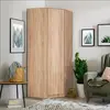 Buy Melrose Corner Wardrobe – Sonoma Oak Effect, 4 from Furnituretta