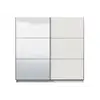 Buy Crewe Large Sliding Door Wardrobe – White Matt with Mirror Panels, Colour: White, 3 from Furnituretta