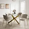 Buy Dorchester Wheat and Gold Dining Chair (2 Pack) from Furnituretta