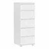 Buy Five Drawer White Chest - Stylish Storage Solution from Furnituretta
