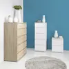 Buy Five Drawer White Chest - Stylish Storage Solution, 3 from Furnituretta