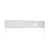 Buy Sleek and Modern: Monaco TV Cabinet Sliding Door in White, 2 from Furnituretta