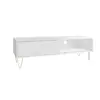 Buy Sleek and Modern: Monaco TV Cabinet Sliding Door in White, 3 from Furnituretta