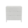 Buy Orchid 3 Drawer Chest in White with Soft‑Close Runners from Furnituretta