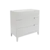 Buy Orchid 3 Drawer Chest in White with Soft‑Close Runners, 2 from Furnituretta