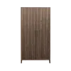 Buy Calla Walnut Double Wardrobe with Hanging Rails from Furnituretta