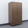 Buy Calla Walnut Double Wardrobe with Hanging Rails, 3 from Furnituretta