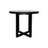 Buy Iris Wenge Dining Table with Cross Base Design, Colour: Wenge (Black Stained Oak) from Furnituretta