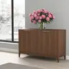 Buy Peony Sideboard in Walnut Finish, Colour: Walnut, 4 from Furnituretta