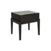 Buy Orchid Wenge 1‑Drawer Bedside with Soft‑Close Runner, Colour: Wenge (Black Stained Oak), 3 from Furnituretta