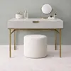 Buy Lilly Grey Oak Dressing Table with Bronze Frame, 2 from Furnituretta