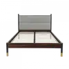 Buy Bali Ebony Double Bedframe with Brass‑Capped Feet, 4 from Furnituretta