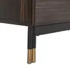 Buy Bali Ebony Wardrobe with Brass‑Capped Feet, 6 from Furnituretta