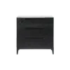 Buy Orchid Marble 3‑Drawer Chest with Black Oak Frame from Furnituretta