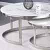 Buy Margate Marble Coffee Table Set: Elevate Your Living Room, 3 from Furnituretta