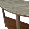 Buy Willow Curved Console with Marble‑Effect Top, 5 from Furnituretta
