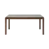 Buy Willow Small Dining Table in Timber Tobacco with Marble‑Effect Top from Furnituretta