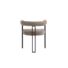 Buy Bloom Dining Chair in Taupe Soft Weave Fabric (sold in 2), Colour: Taupe Soft Weave, 6 from Furnituretta