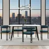 Buy Bloom Dining Chair in Blue Velvet Upholstery (sold in 2), Colour: Blue Velvet, 4 from Furnituretta