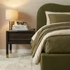 Buy Wave Bed in Natural Weave – King Size, Colour: Olive, Bed Size: King (5ft), 4 from Furnituretta
