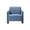 Buy Apex Angular Armchair in Blue Velvet Upholstery, Colour: Blue, 5 from Furnituretta