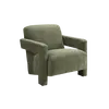 Buy Apex Angular Armchair in Soft Weave Olive Fabric, Colour: Soft Weave Olive from Furnituretta