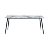 Buy Horizon Large Dining Table in Pandora Marble‑Effect Finish, Colour: Pandora from Furnituretta