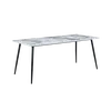 Buy Horizon Large Dining Table in Pandora Marble‑Effect Finish, Colour: Pandora, 3 from Furnituretta