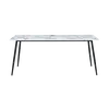 Buy Horizon Large Dining Table in Violetta Marble‑Effect Finish, Colour: Violetta from Furnituretta