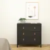 Buy Barcelona Chest: Matte Black Beauty with 3 Drawers, 7 from Furnituretta