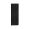 Buy Luna 2 Door Wardrobe in Black Woodgrain Finish, Colour: Black, 6 from Furnituretta