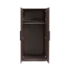 Buy Luna 2 Door Wardrobe in Espresso Woodgrain Finish, Colour: Espresso, 5 from Furnituretta
