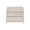 Buy Whisper Chest in White‑Washed Oak with Three Drawers from Furnituretta