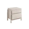 Buy Whisper Bedside in White‑Washed Oak with Two Drawers, 3 from Furnituretta