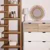 Buy Stockholm 4 Drawer Chest in White‑Oak with Matt White Frame, 4 from Furnituretta