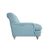 Buy Plumpton Chair in Duck Egg Blue Weave with Oak Legs, 4 from Furnituretta
