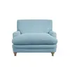 Buy Plumpton Chair in Duck Egg Blue Weave with Oak Legs from Furnituretta