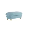 Buy Plumpton Footstool in Duck Egg Blue Chenille Weave, 3 from Furnituretta