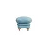 Buy Plumpton Footstool in Duck Egg Blue Chenille Weave, 4 from Furnituretta