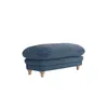 Buy Plumpton Footstool in Denim Blue Chenille Weave, 3 from Furnituretta