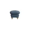 Buy Plumpton Footstool in Denim Blue Chenille Weave, 4 from Furnituretta